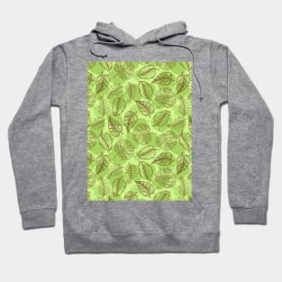 Leaf Line Art Hoodie